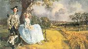 Thomas Gainsborough Mr and Mrs Andrews oil painting artist